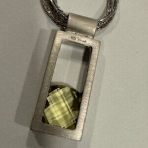 Frederic Duclos Green Amethyst Necklace - NEW / SALE